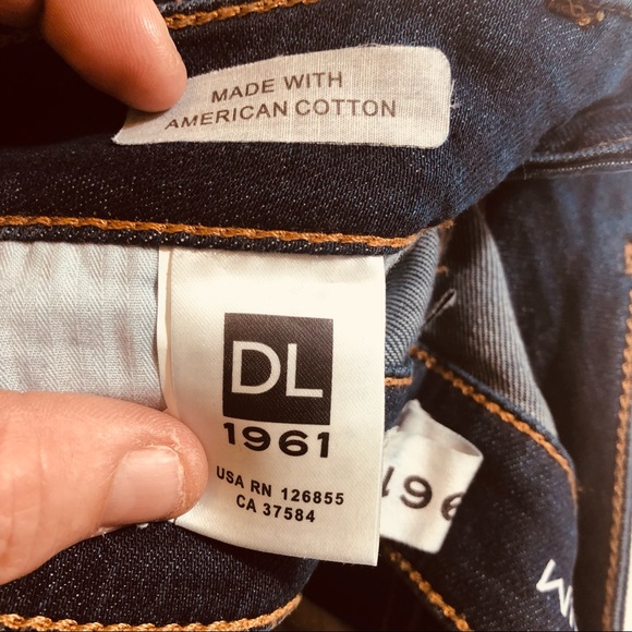 DL 1961 Lara cropped flare, size 24, smart denim, NWOT - Picture 3 of 7